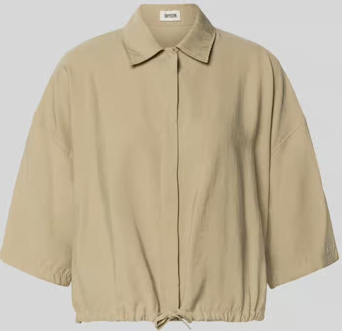 Drykorn Blouse met tunnelkoord aan de zoom model 'LAINAY' - Foto 2