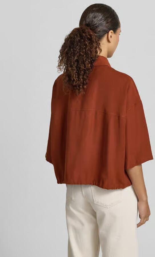 Drykorn Blouse met tunnelkoord aan de zoom model 'LAINAY' - Foto 3