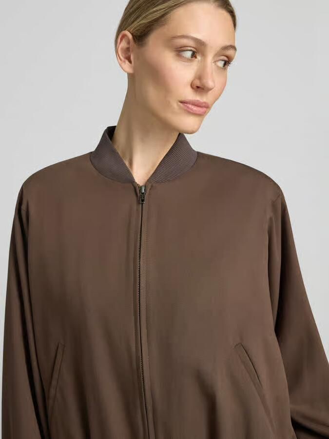 Drykorn Blouson van lyocellmix met tweewegritssluiting