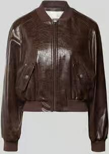 Drykorn Bomberjack in leerlook model 'MARHAM'