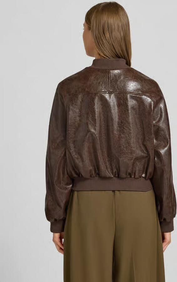 Drykorn Bomberjack in leerlook model 'MARHAM' - Foto 3