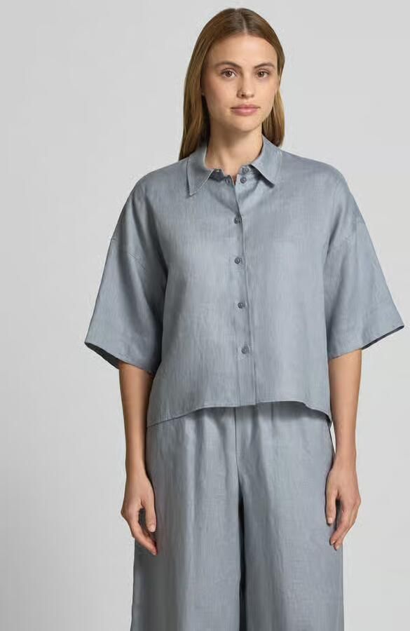 Drykorn boxy fit linnen blouse model 'YARIKA' - Foto 2
