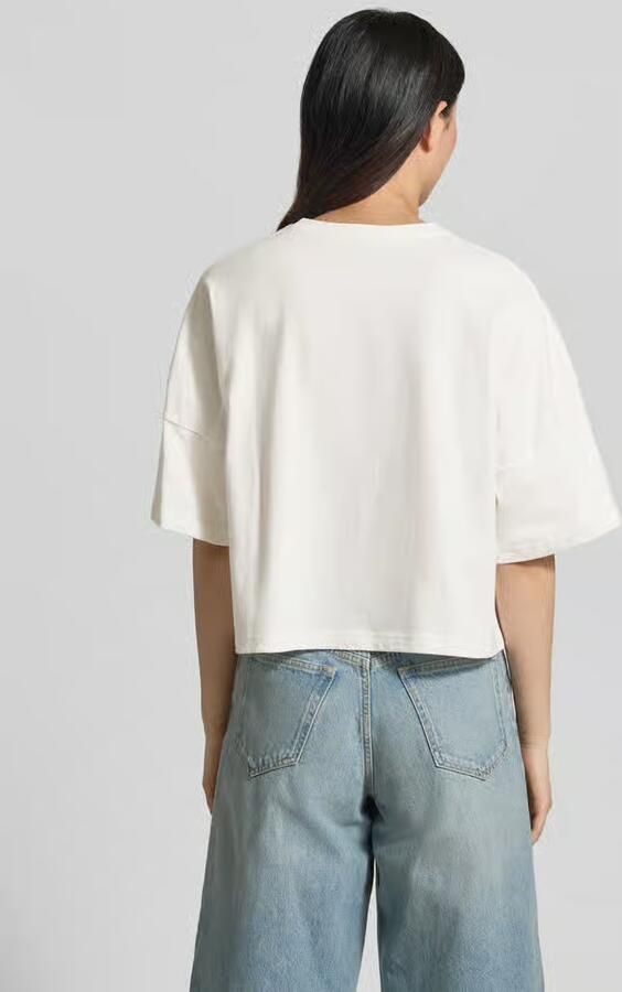 Drykorn Boxy fit T-shirt met verlaagde schouders model 'KUSIA' - Foto 2