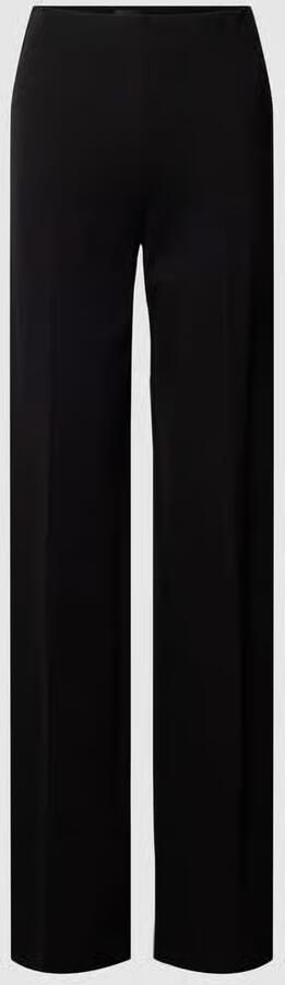 Drykorn Jerseybroek Zwart Hoge Taille Uitlopende Pijp Black Dames - Foto 3