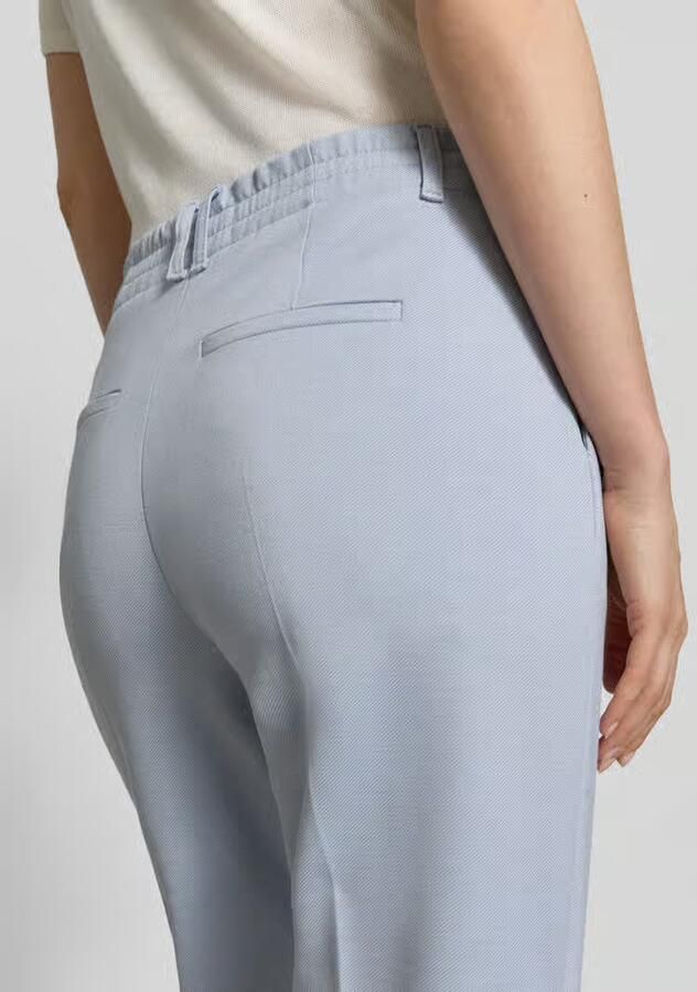 Drykorn Broek met persplooien en achterzakken model 'SEARCH'