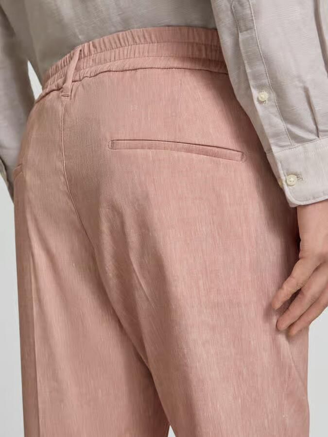 Drykorn Broek met vouw en elastische band model 'CHASY'