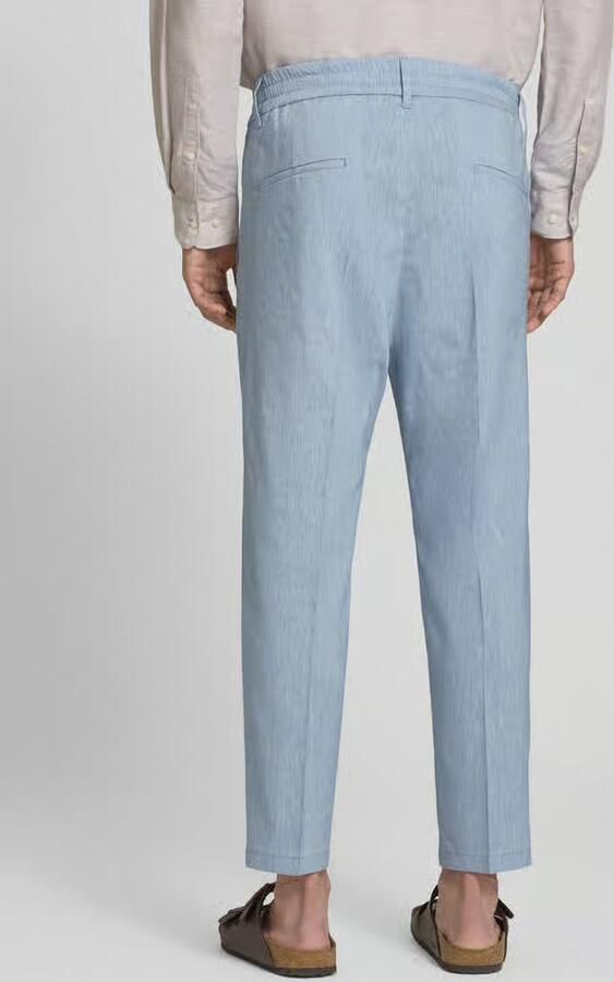 Drykorn Broek met vouw en elastische band model 'CHASY'