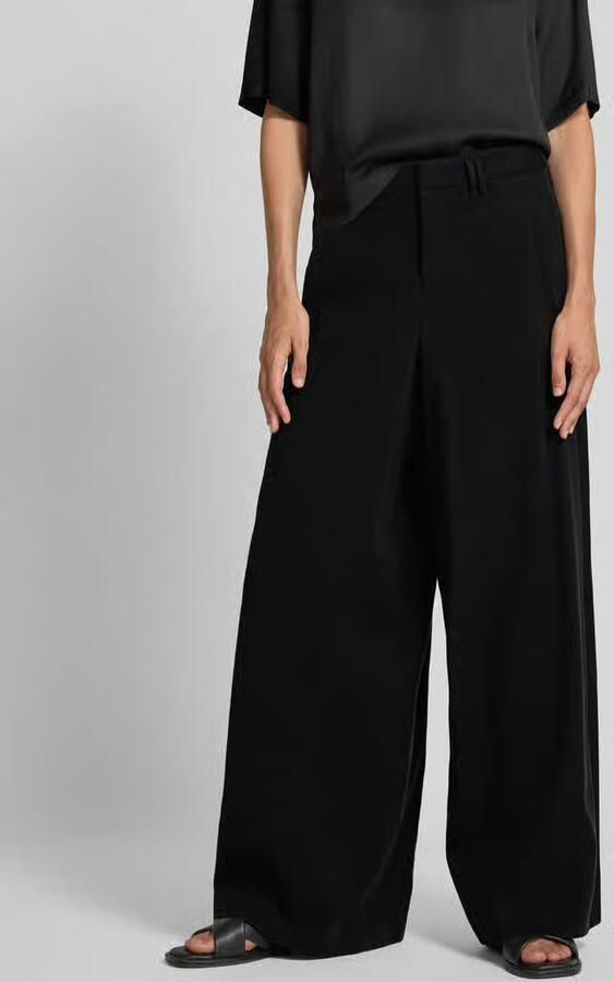 Drykorn Broek met wijde pijpen en steekzakken model 'BROAD' - Foto 2