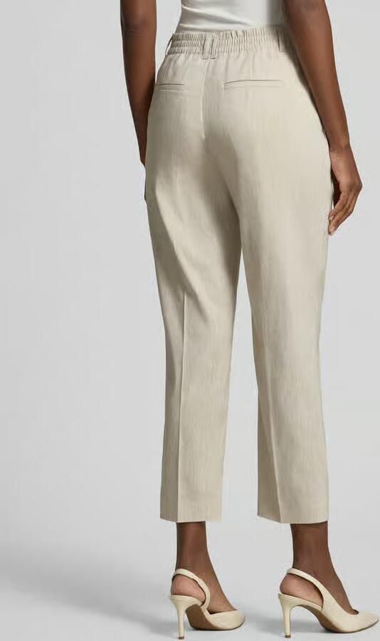 Drykorn Broek van linnenmix met persplooien model 'SEARCH'