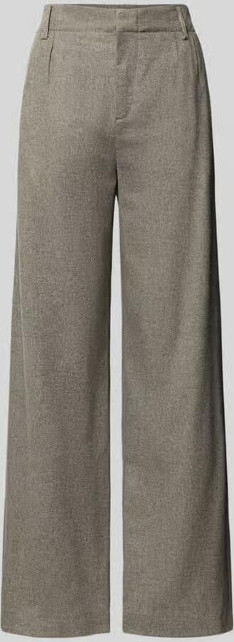 Drykorn Broek van wolmix met achterzakken