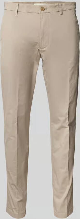 Drykorn Chino met persplooien model 'AJEND' - Foto 2