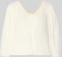 Drykorn Cropped blouse met 3 4-mouw model 'ISMARA'