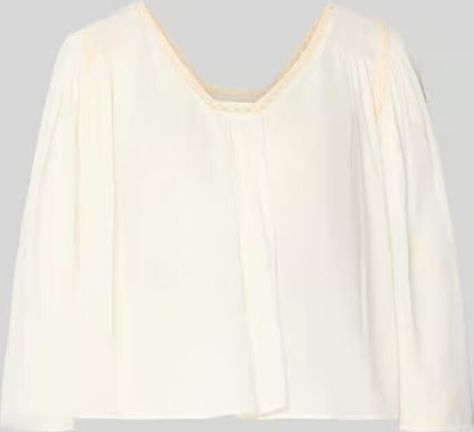 Drykorn Cropped blouse met 3 4-mouw model 'ISMARA' - Foto 2