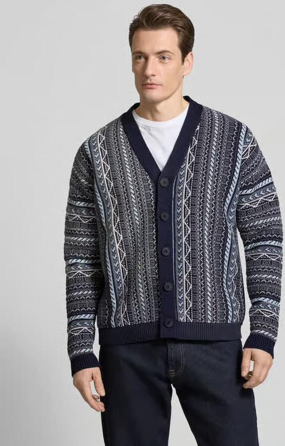 Drykorn Gebreid jack met knoopsluiting model 'Nadir' - Foto 2