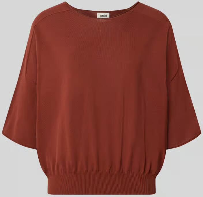 Drykorn Gebreid shirt met ronde hals model 'DILARY' - Foto 2