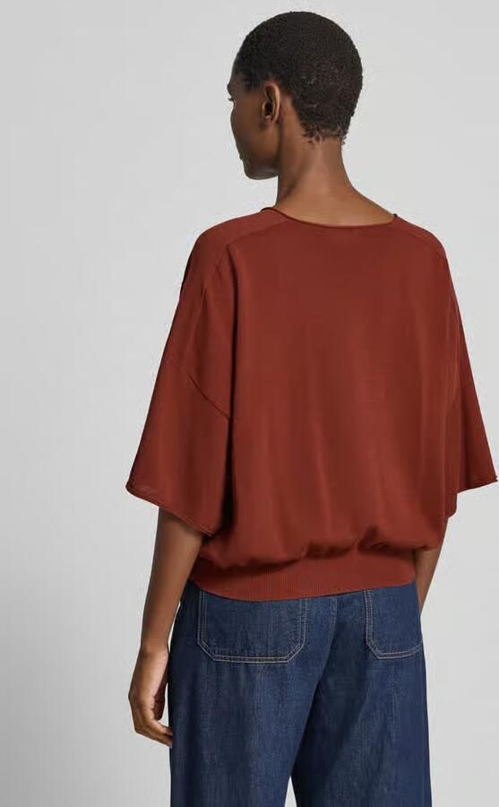 Drykorn Gebreid shirt met ronde hals model 'DILARY'