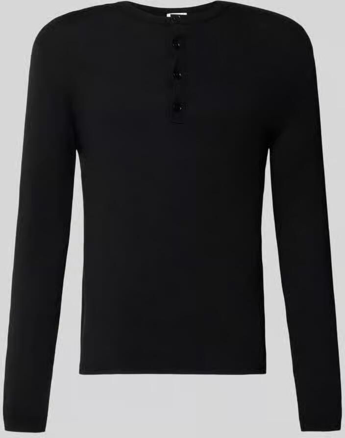 Drykorn Gebreide pullover met henley-kraag - Foto 2