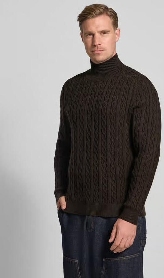 Drykorn Gebreide pullover met opstaande kraag model 'EDDARD' - Foto 2