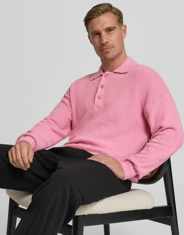 Drykorn Gebreide pullover met polokraag model 'Bekket' - Foto 2