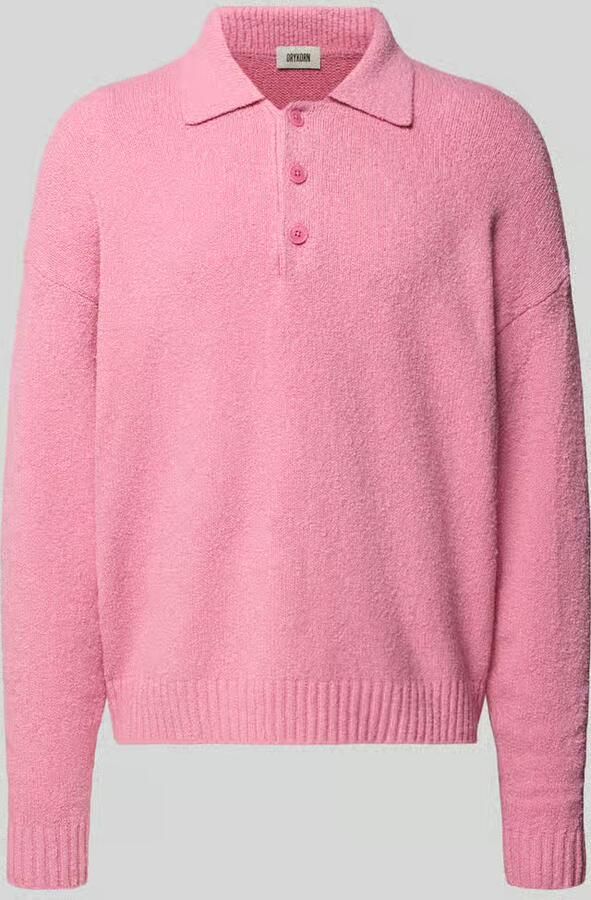 Drykorn Gebreide pullover met polokraag model 'Bekket'