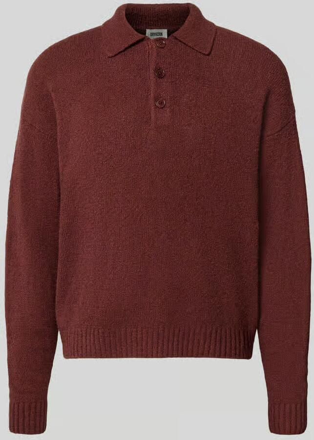 Drykorn Gebreide pullover met polokraag model 'BEKKET'