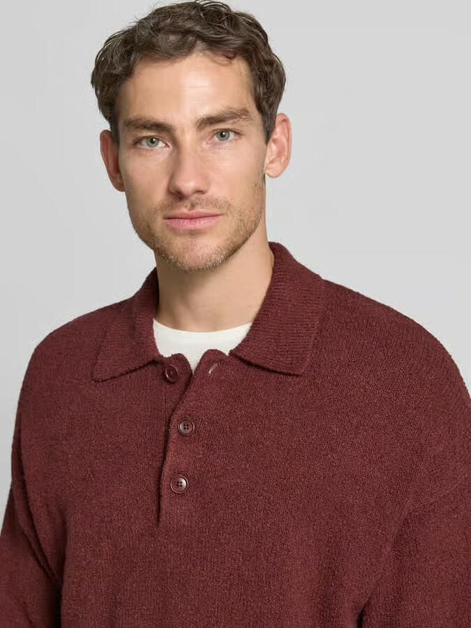 Drykorn Gebreide pullover met polokraag model 'BEKKET' - Foto 2