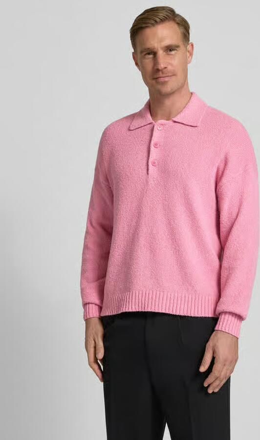 Drykorn Gebreide pullover met polokraag model 'Bekket' - Foto 4