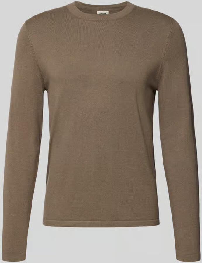 Drykorn Gebreide pullover met ribboorden model 'Irmino'