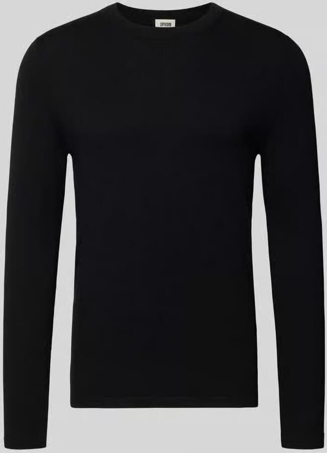 Drykorn Gebreide pullover met ribboorden model 'Irmino'