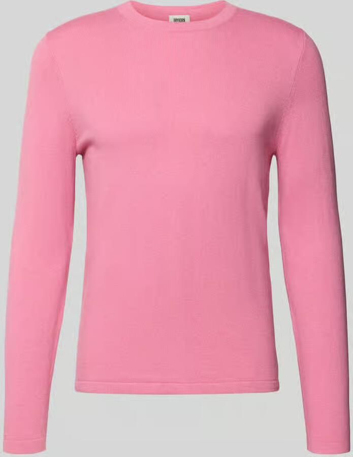 Drykorn Gebreide pullover met ribboorden model 'Irmino'