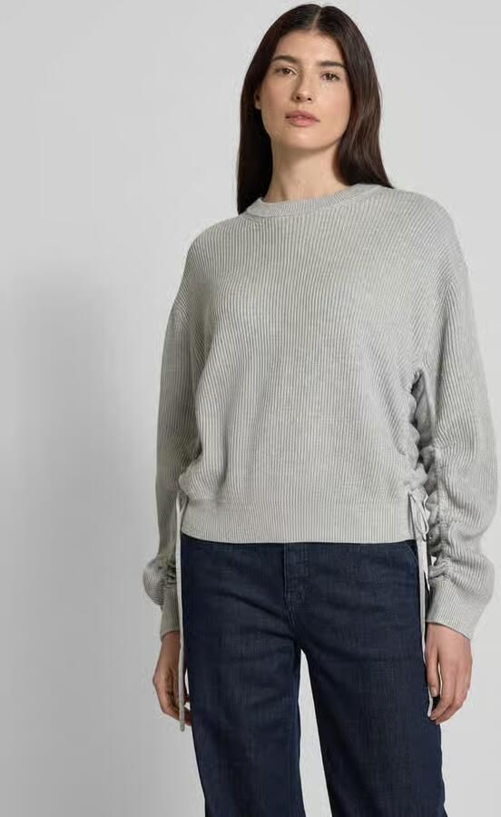 Drykorn Gebreide pullover met ribboorden model 'KEBEDI' - Foto 4