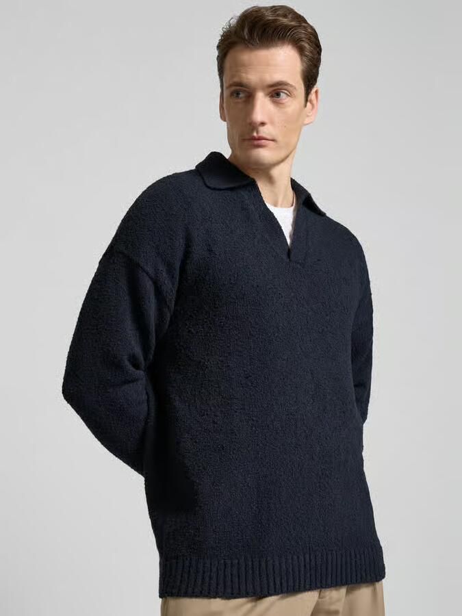 Drykorn Gebreide pullover met ribboorden model 'RUSTINO' - Foto 2