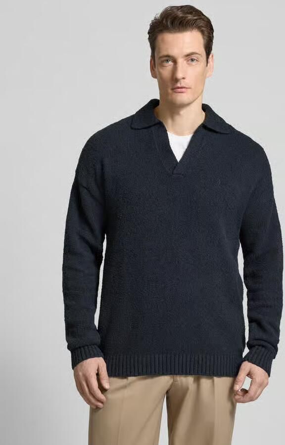 Drykorn Gebreide pullover met ribboorden model 'RUSTINO' - Foto 4