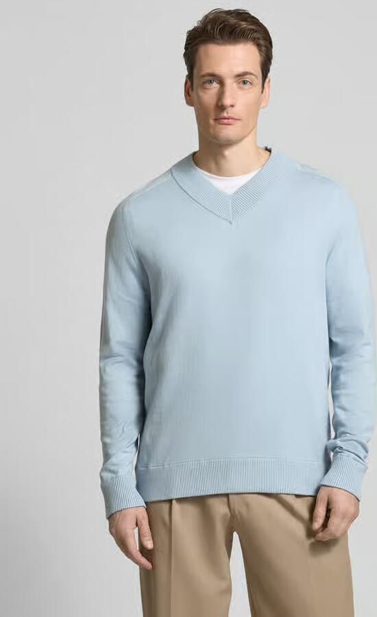 Drykorn Gebreide pullover met V-hals model 'Numir' - Foto 4