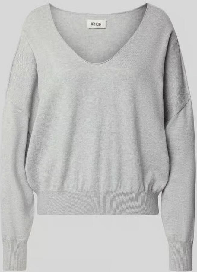 Drykorn Gebreide pullover van een mix van katoen en kasjmier model 'RISORY'