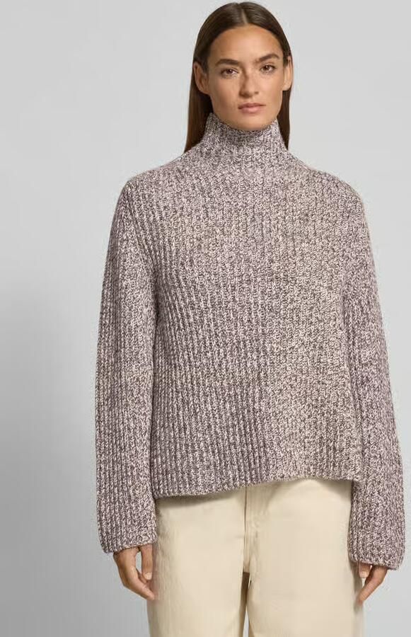Drykorn Gebreide pullover met geribde opstaande kraag model 'VARISA' - Foto 2