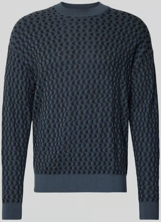 Drykorn Gebreide pullover van mix van viscose en wol model 'VALDRIK'