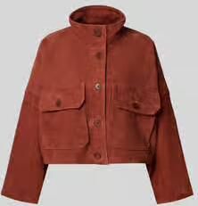Drykorn Jack in leerlook met klepzakken model 'ARKLOW'