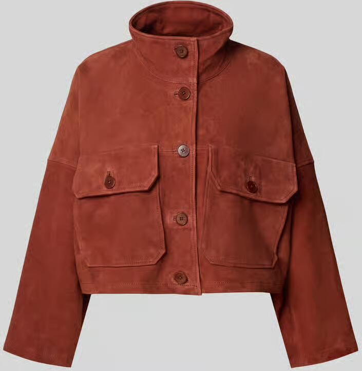 Drykorn Jack in leerlook met klepzakken model 'ARKLOW' - Foto 2