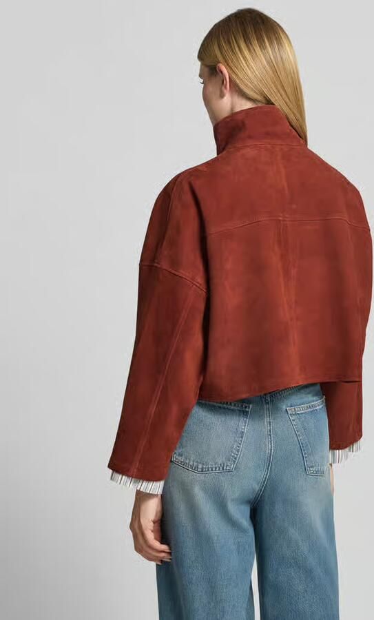 Drykorn Jack in leerlook met klepzakken model 'ARKLOW' - Foto 3