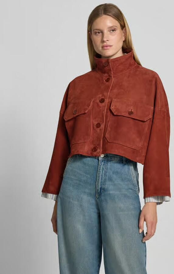 Drykorn Jack in leerlook met klepzakken model 'ARKLOW' - Foto 2