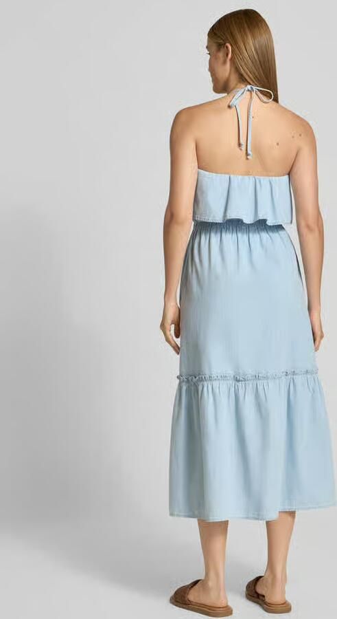 Drykorn Jeansjurk met halternek model 'LUMIRA' - Foto 3