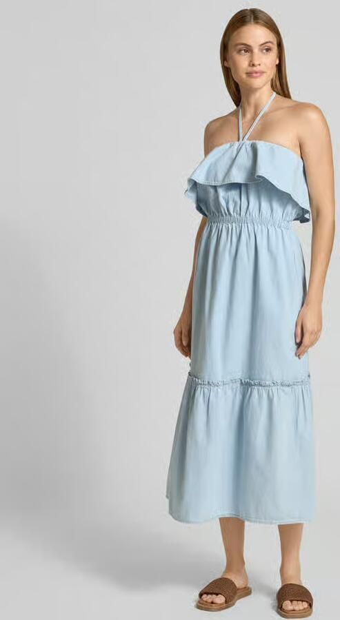 Drykorn Jeansjurk met halternek model 'LUMIRA' - Foto 2
