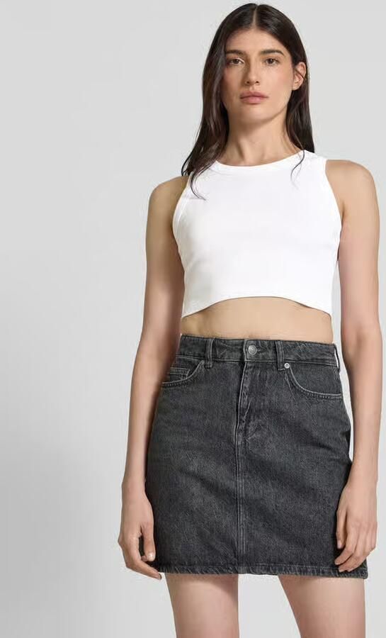 Drykorn Korte top met ribboorden model 'NADEEN' - Foto 2