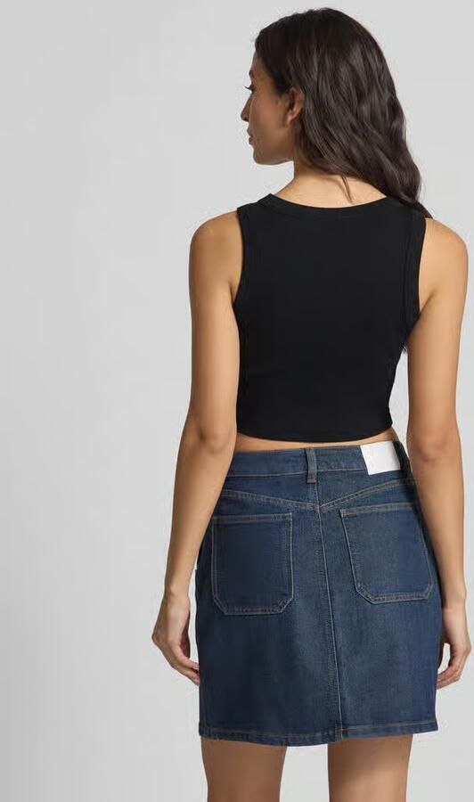 Drykorn Korte top met ribboorden model 'NADEEN' - Foto 2