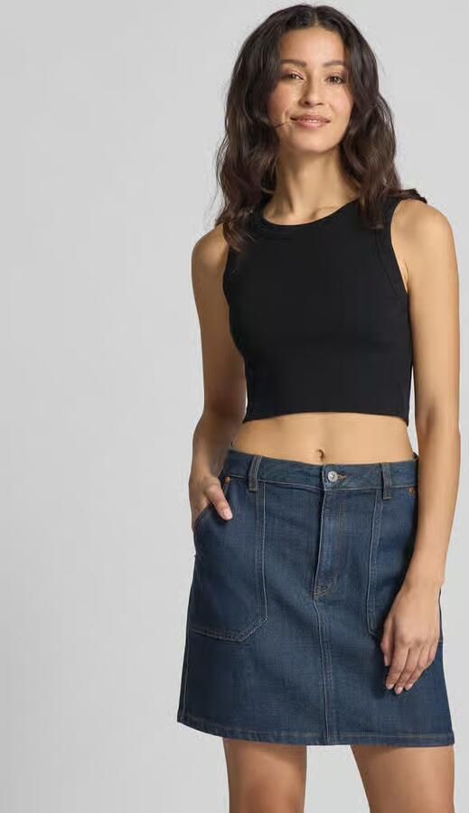 Drykorn Korte top met ribboorden model 'NADEEN' - Foto 3