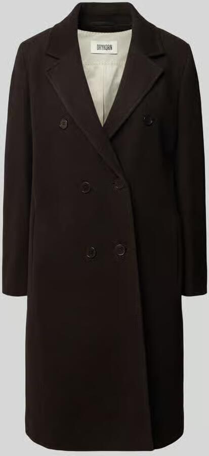 Drykorn Lange jas van wolmix model 'WALCOT'