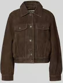 Drykorn Leren jack met borstzakken model 'MARWICK'
