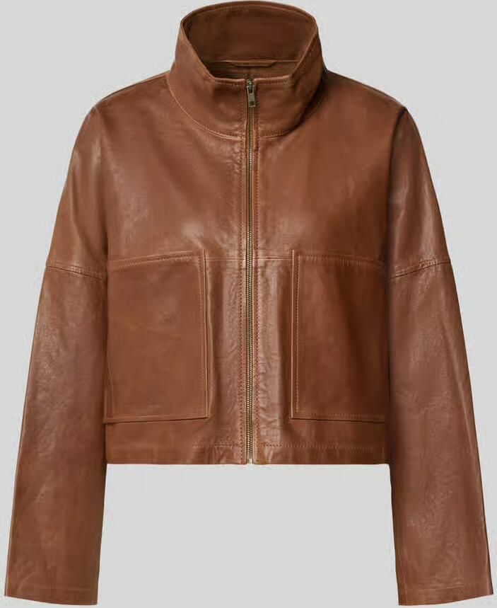 Drykorn Leren jack met ritssluiting model 'ELSTOW'