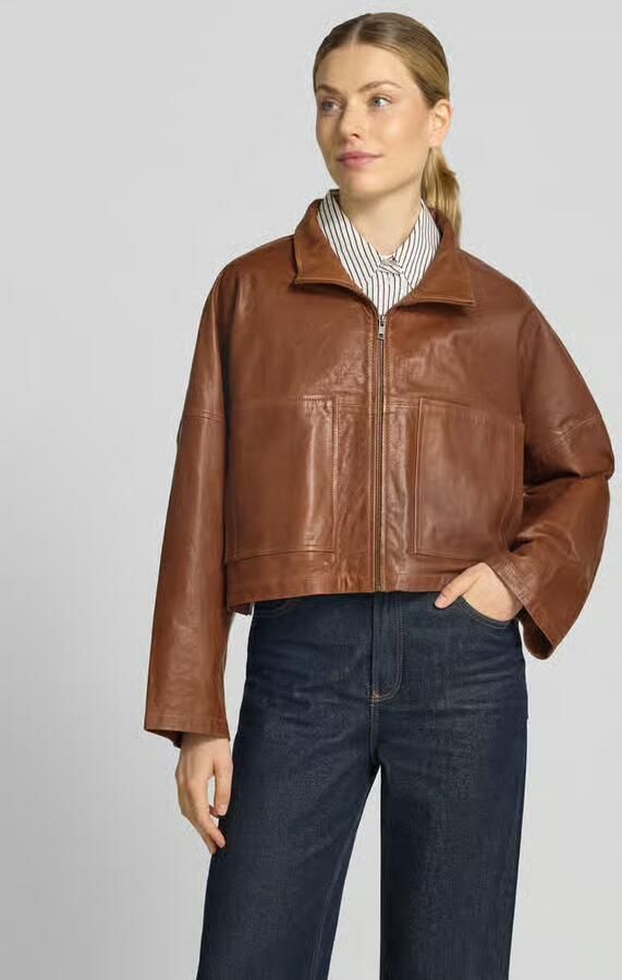 Drykorn Leren jack met ritssluiting model 'ELSTOW' - Foto 3